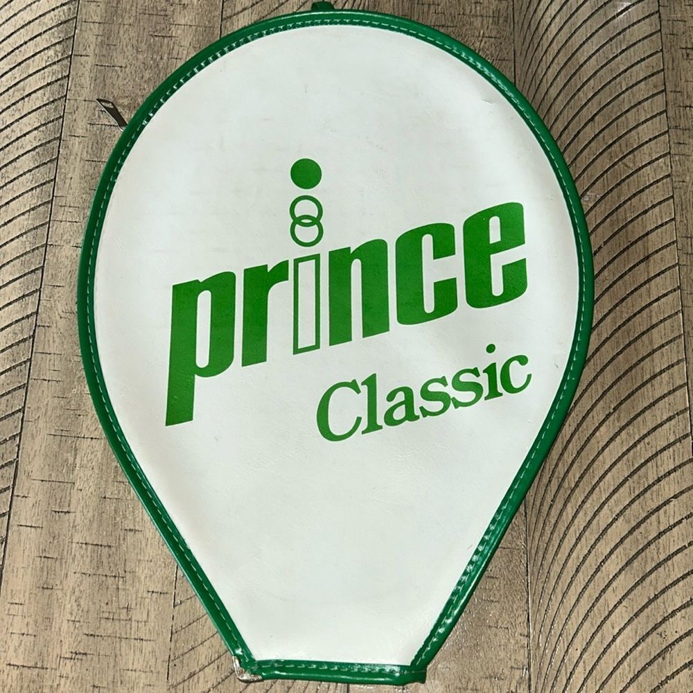 Prince Classic Tennis 🎾 Racket Cover Zipper, finger handle Cleaned 🧼